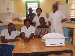 Notre Communication Manager avec le personnel du centre Béthanie