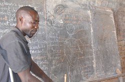 Maitre en salle de classe